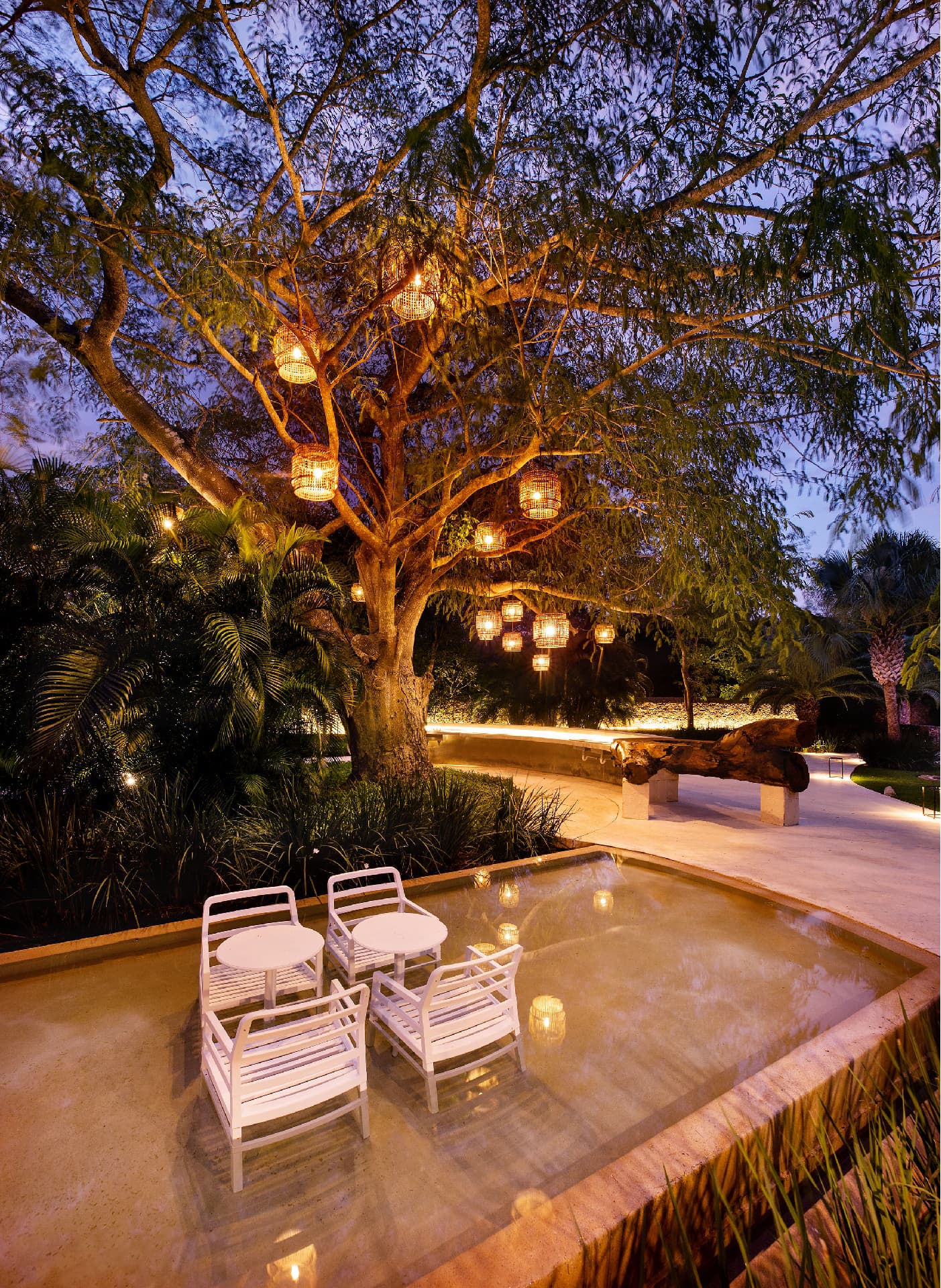 A private casita and tropical garden at Chablé Yucatán